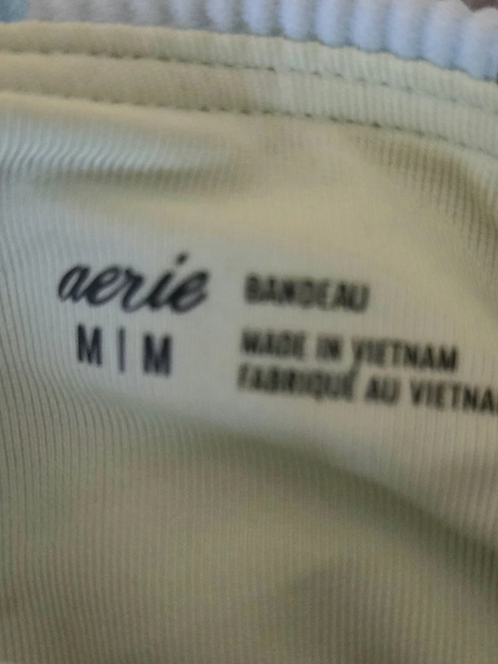 aerie Multi Color Tie Bandeau Top - Picture 3 of 5